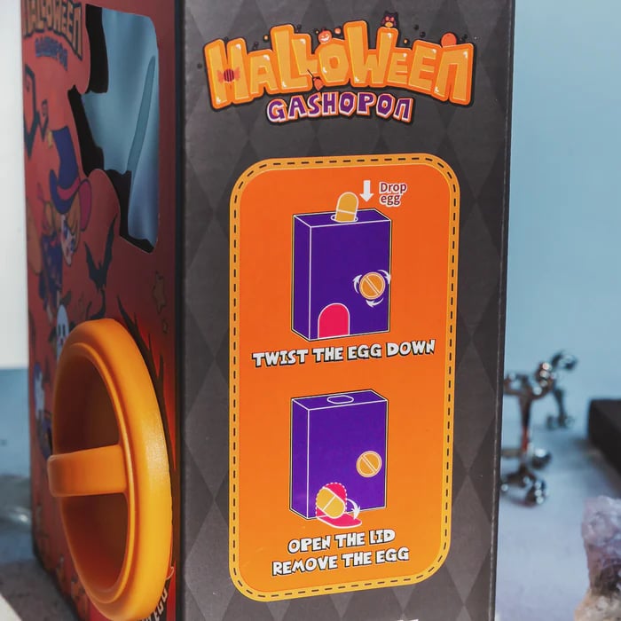 ๐ Mini Holiday Gashapon Machine โ Fun, Reusable & Perfect for Halloween & Christmas Magic ๐น๏ธ๐