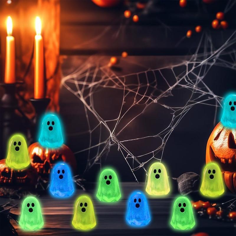 👻Halloween Mini Luminous Ghosts Figures✨