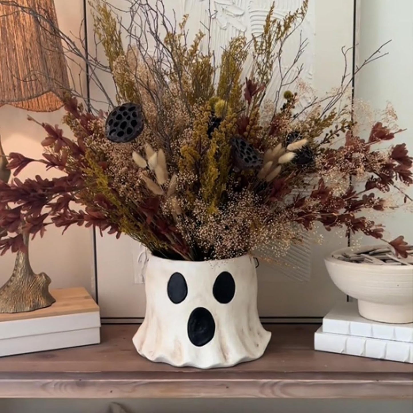 🔥Halloween Pre Sale🔥 Halloween Ghost Bucket Planter Pot For Home Decor