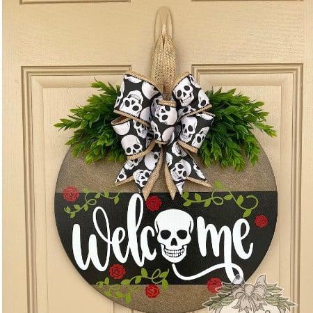 Halloween Front Door Decor Hangings