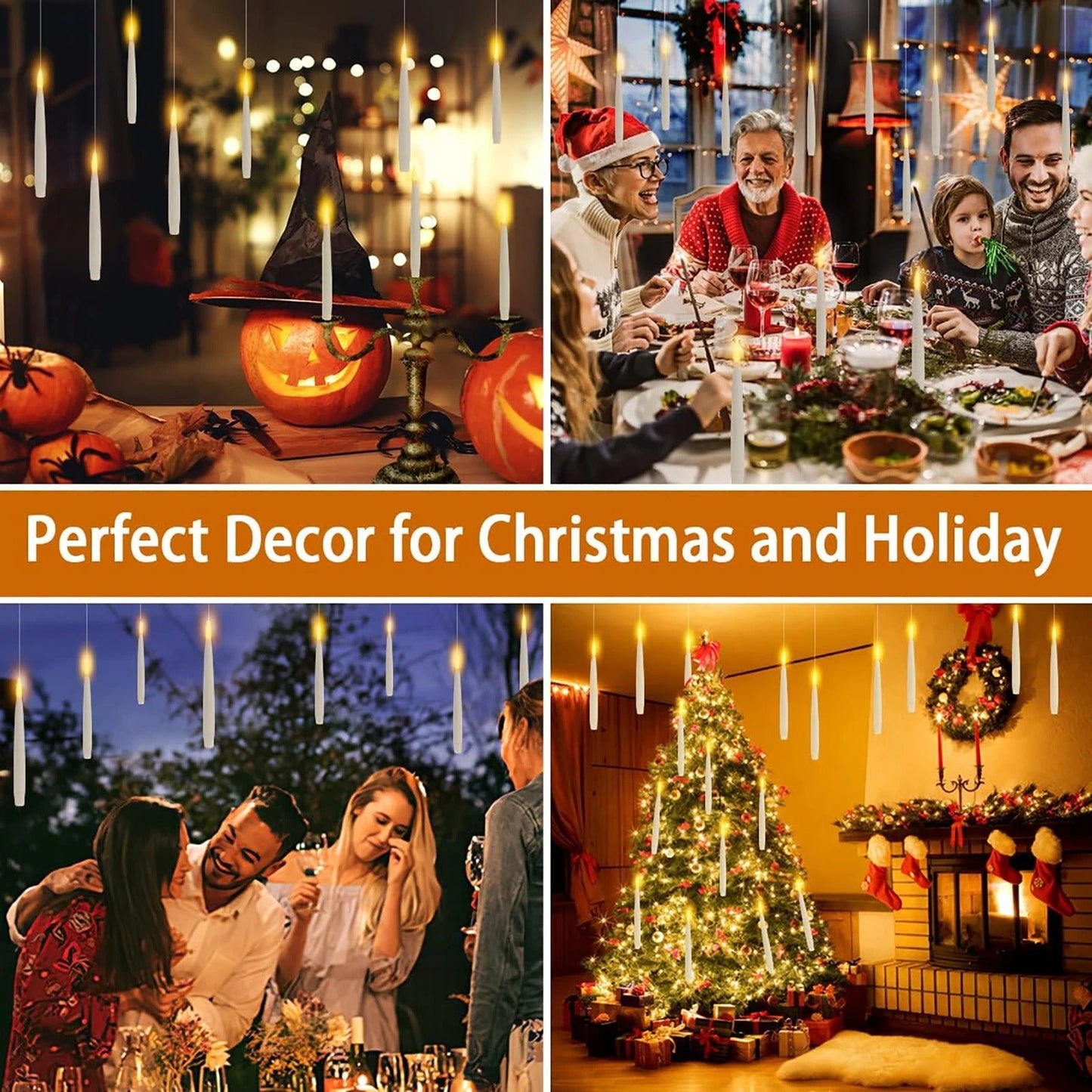 ✨Magical Floating Candles for Halloween/Christmas Decoration