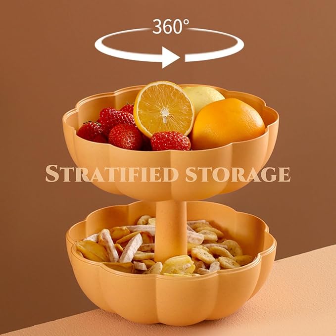 🔥🎃2025 Halloween Sale-Pumpkin Snack Holder, Pumpkin Fruit Plate Creative Candy Box