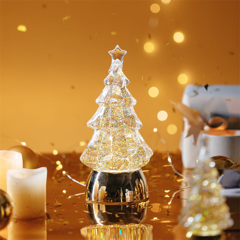 Celestial Harmony✨-A Luxurious Musical Snow Globe Christmas Tree🎄
