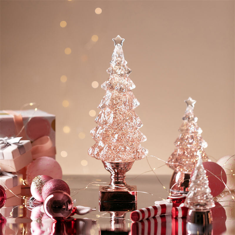 Celestial Harmony✨-A Luxurious Musical Snow Globe Christmas Tree🎄