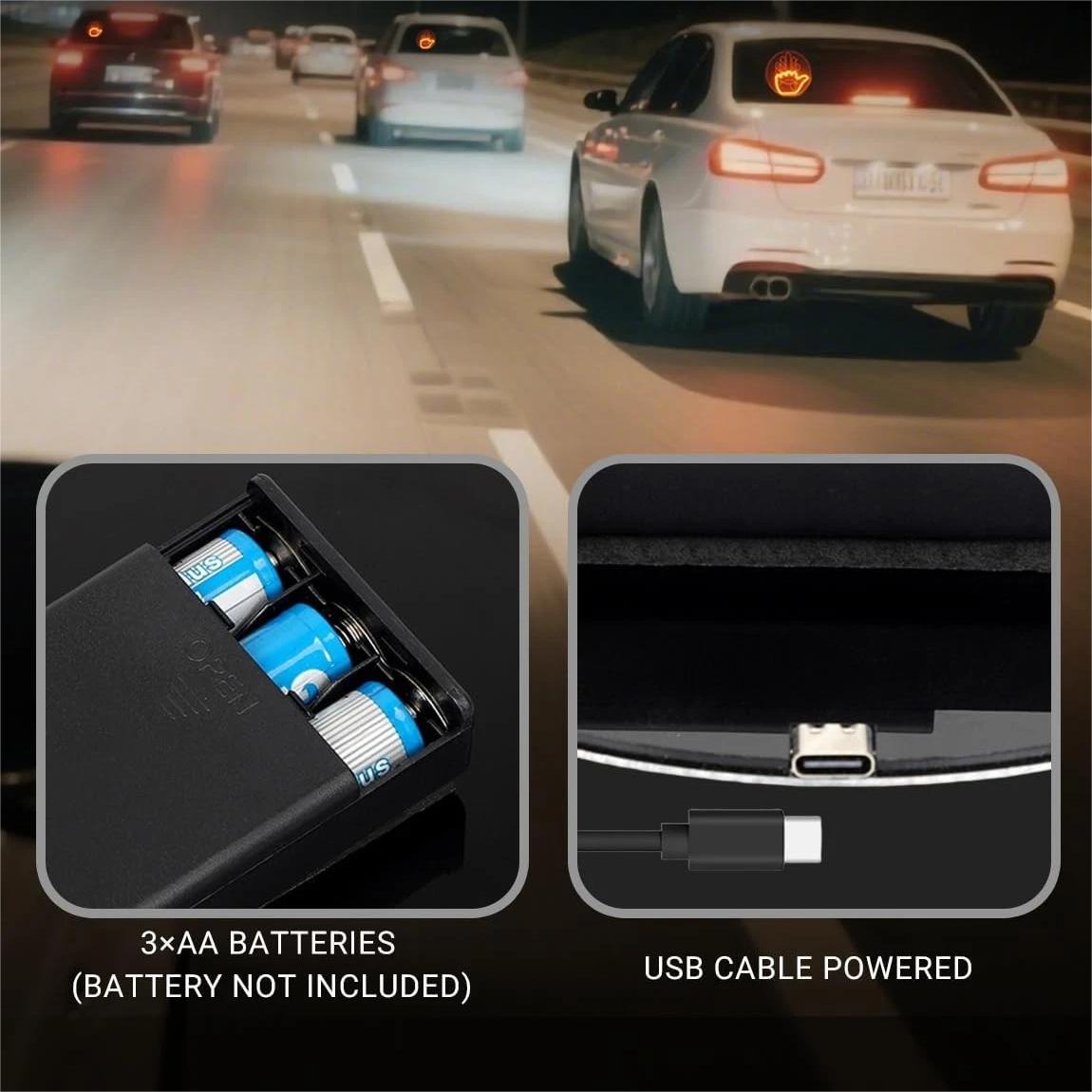 😊Emoji LED Light - 🤟Gesture for Car
