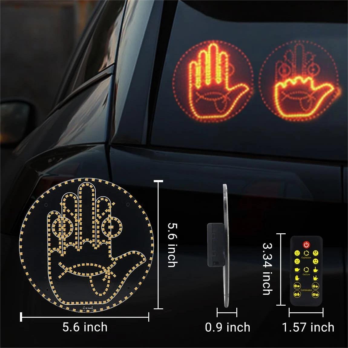 😊Emoji LED Light - 🤟Gesture for Car