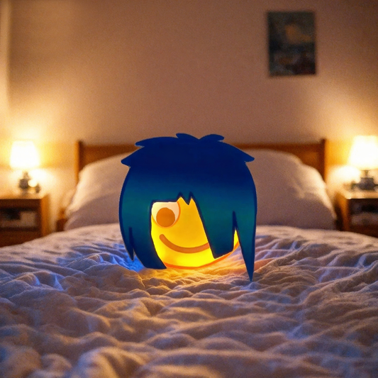 Meme Face Wall Light - Emo Hair Edition
