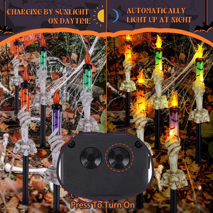 Solar Halloween Pathway Lights