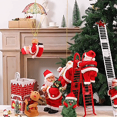 🎅Magic Climbing Santas - The Animated Christmas Delight!✨