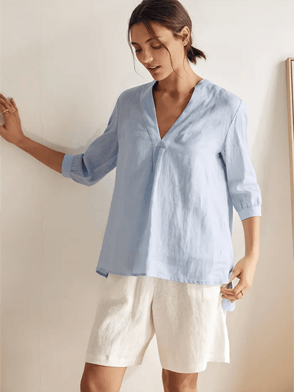 100% Linen Dress Shirt JOANNA