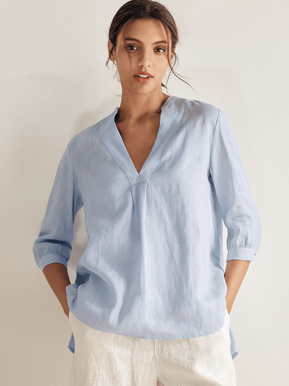 100% Linen Dress Shirt JOANNA