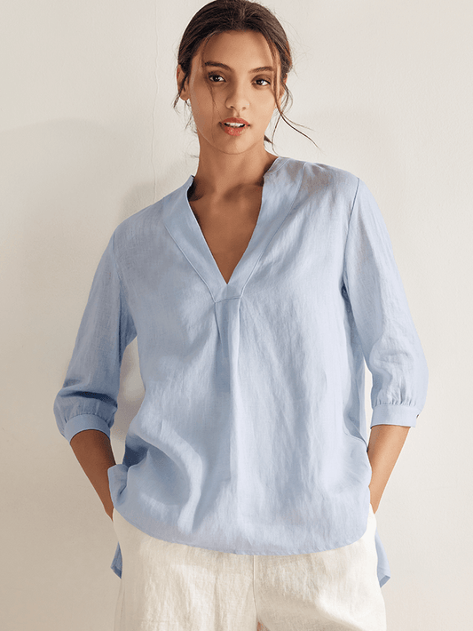 100% Linen Dress Shirt JOANNA