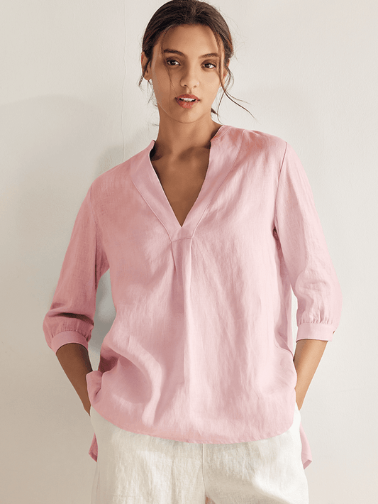 100% Linen Dress Shirt JOANNA