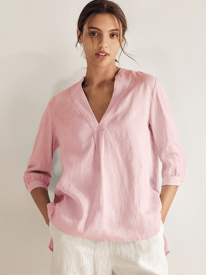 100% Linen Dress Shirt JOANNA