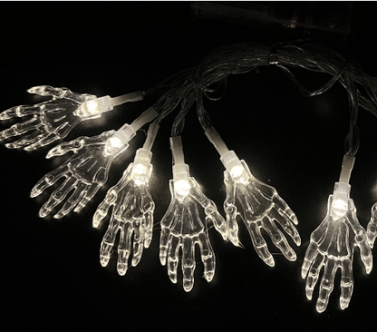 👻👻Halloween led ghost hand light string