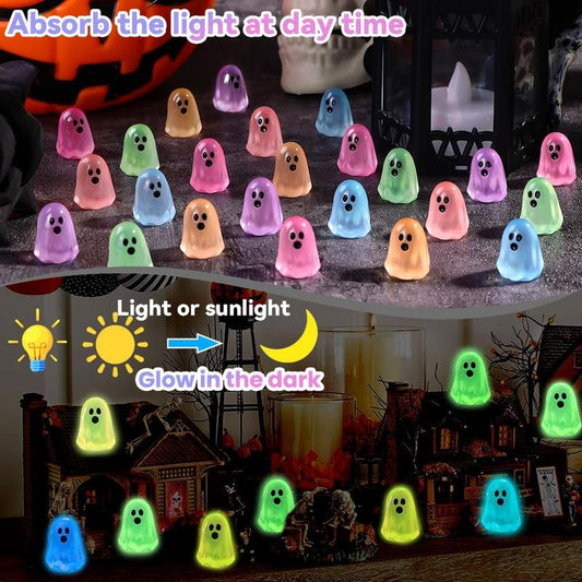 👻Halloween Mini Luminous Ghosts Figures✨