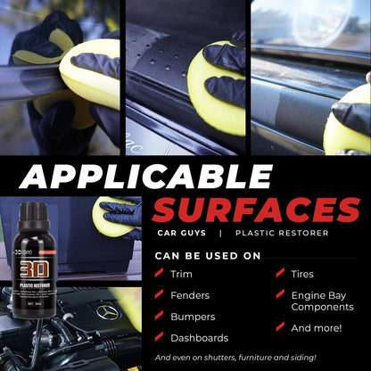 🔥Automotive Trim Reviver-✨ Car Plastic Plating Refurbishing Agent