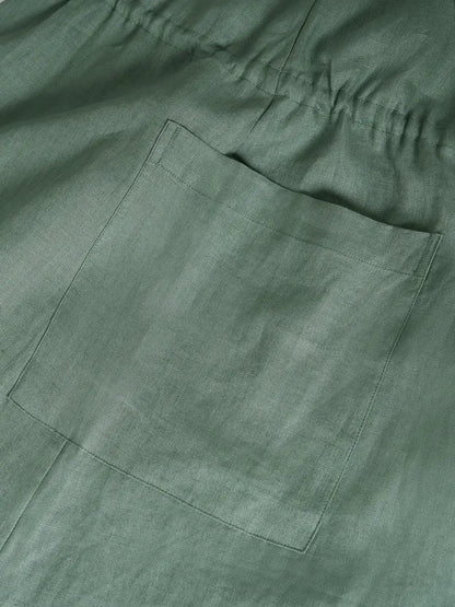 100% Linen Buttoned Dress ESTELLE