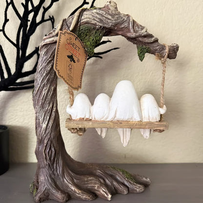 🔥🔥Swinging Ghost on Tree Halloween Decor