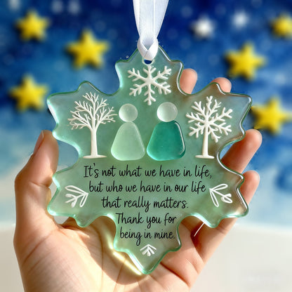 ❄️Snowflake&Seafoam Friendship Decor💎