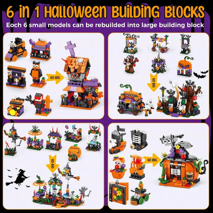 🎃👻- 31 Day Halloween Advent Brick Festival Calendar🗓️Open a New Halloween Surprise Every Day!