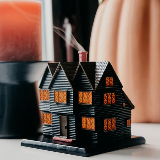 🎃2025 Halloween Witch House Incense Burner