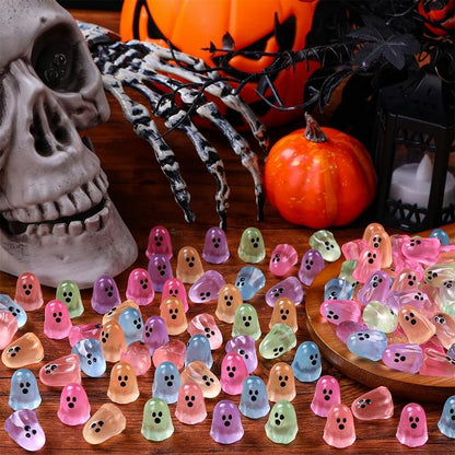 👻Halloween Mini Luminous Ghosts Figures✨