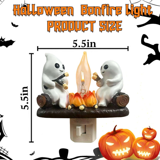 Ghost Campfire Flickering Nightlight Halloween Gifts