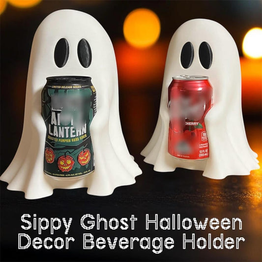 🔥🔥Sippy Ghost Coke Holder Halloween Decor