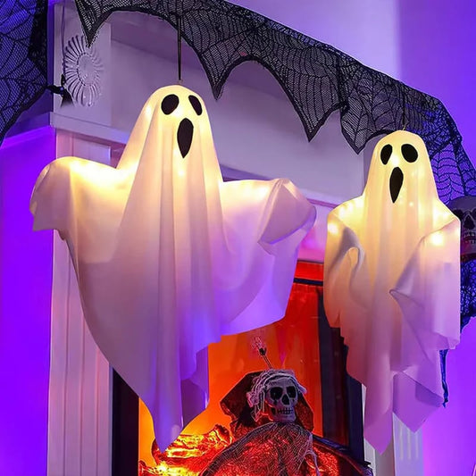 🎃Glowing Ghost Chandelier for Halloween Party Decor