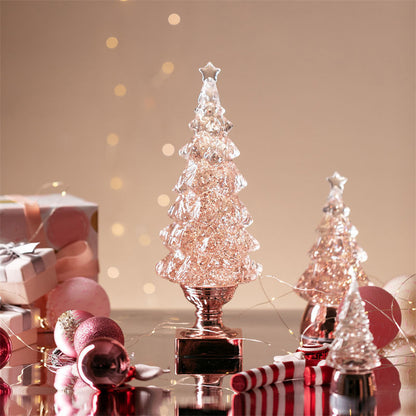 Celestial Harmony✨-A Luxurious Musical Snow Globe Christmas Tree🎄