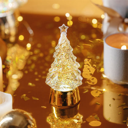 Celestial Harmony✨-A Luxurious Musical Snow Globe Christmas Tree🎄