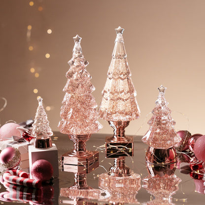 Celestial Harmony✨-A Luxurious Musical Snow Globe Christmas Tree🎄
