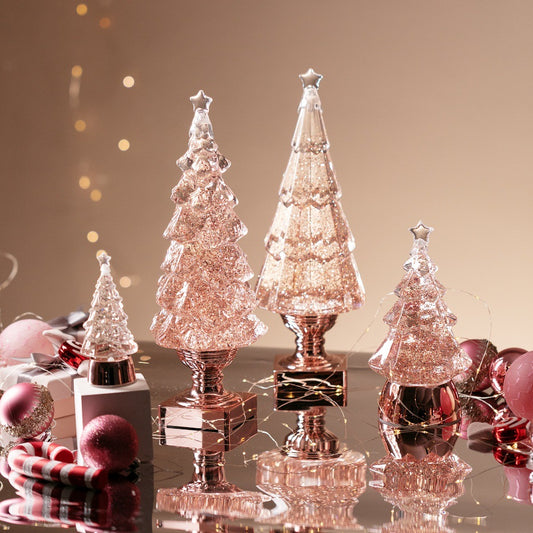 Celestial Harmony✨-A Luxurious Musical Snow Globe Christmas Tree🎄