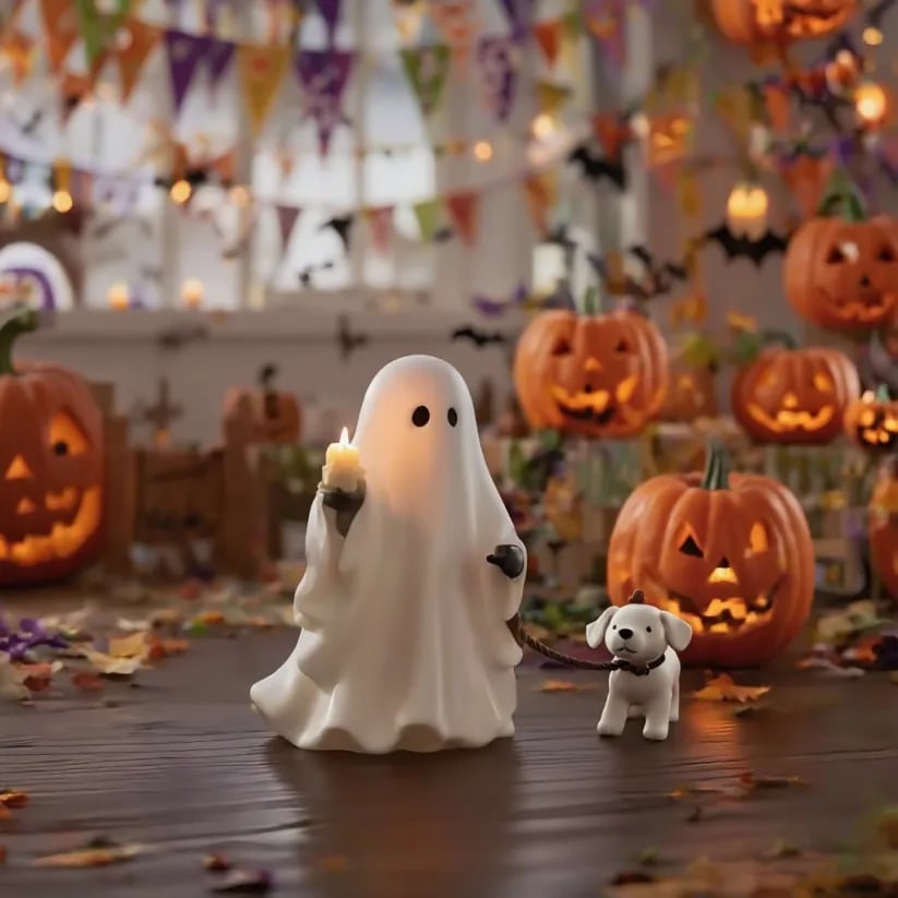 Warm Candles & Whimsy Ghosts – Cozy Halloween Starts Here