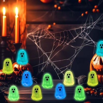 👻Halloween Mini Luminous Ghosts Figures✨