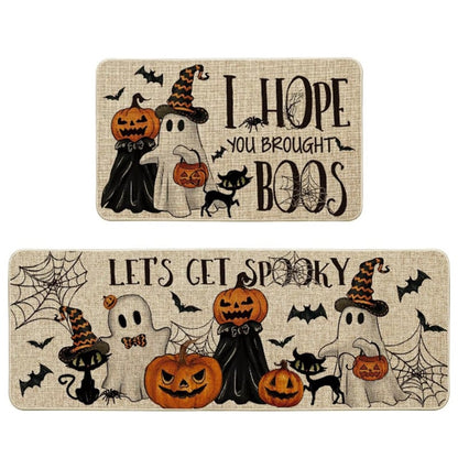 🎃Halloween Kitchen Rugs Sets of 2