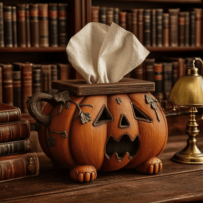 Halloween Pumpkin Tissue Box Holder