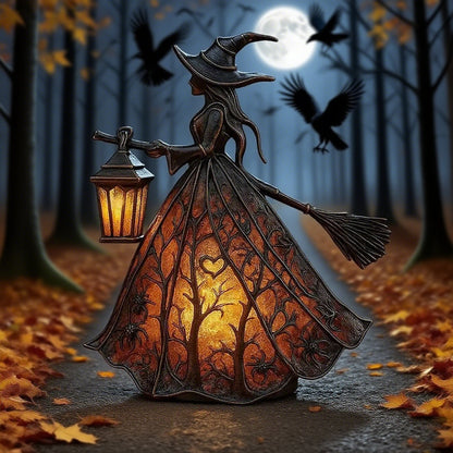 🔥 Halloween Witch Lamp