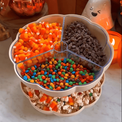 🔥🎃2025 Halloween Sale-Pumpkin Snack Holder, Pumpkin Fruit Plate Creative Candy Box