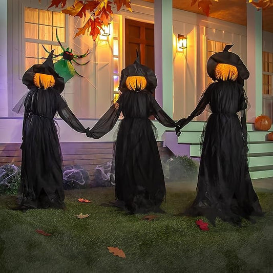 ⚡This Week's Special Price $29.99🎃2025 Halloween Sale 🧙‍♀️Lighted Halloween Witch Stakes🪄M13
